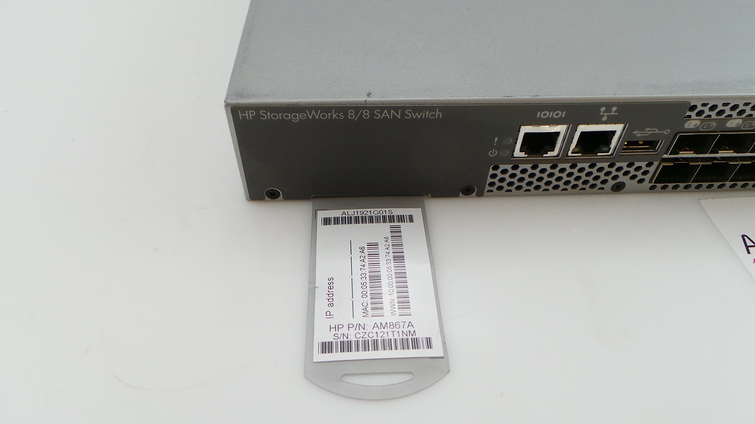 HP StorageWorks 8/8 SAN Switch AM867B 動く Amazon | HP AM867A StorageWorks 8/8 SANスイッチ 8ポート対応 8Gbps